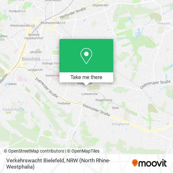 Verkehrswacht Bielefeld map