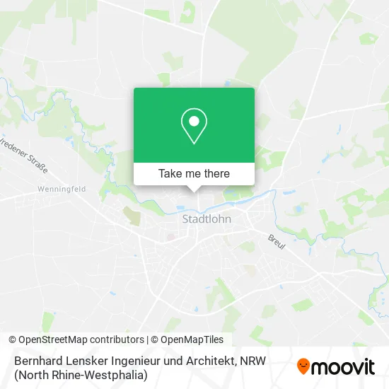 Карта Bernhard Lensker Ingenieur und Architekt