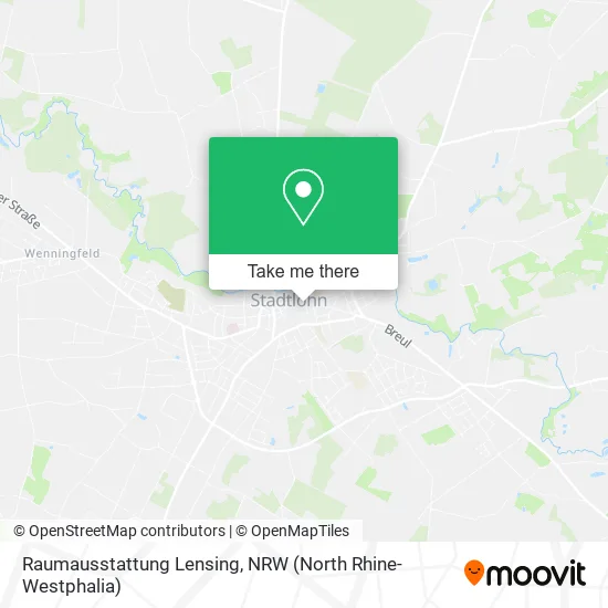 Карта Raumausstattung Lensing
