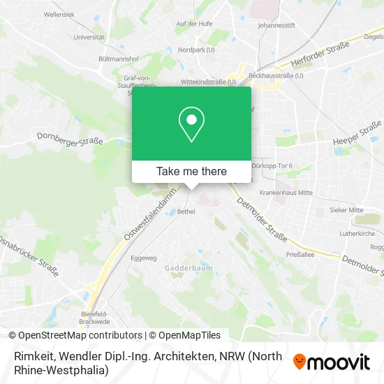 Rimkeit, Wendler Dipl.-Ing. Architekten map