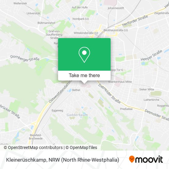 Kleinerüschkamp map