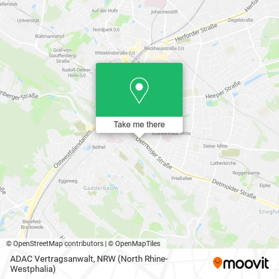 Карта ADAC Vertragsanwalt