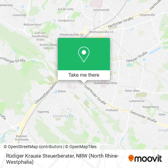 Rüdiger Krause Steuerberater map