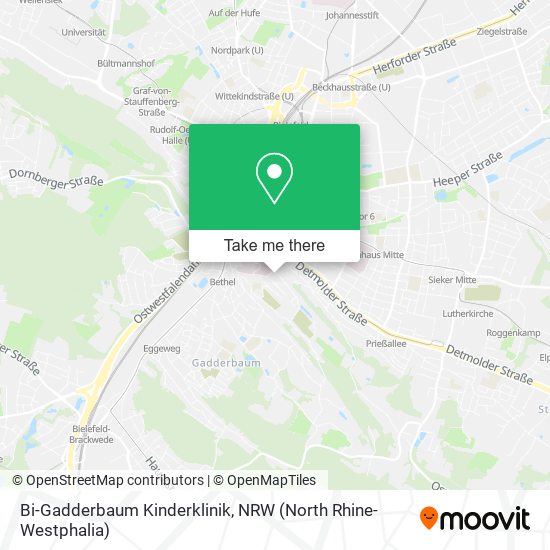 Bi-Gadderbaum Kinderklinik map