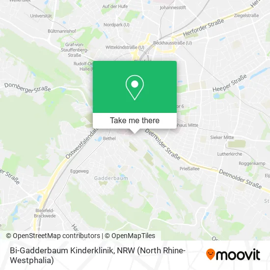 Карта Bi-Gadderbaum Kinderklinik