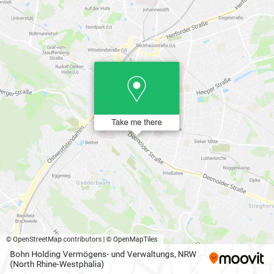 Карта Bohn Holding Vermögens- und Verwaltungs