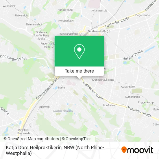 Карта Katja Dors Heilpraktikerin