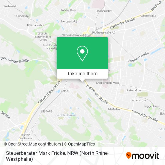 Steuerberater Mark Fricke map