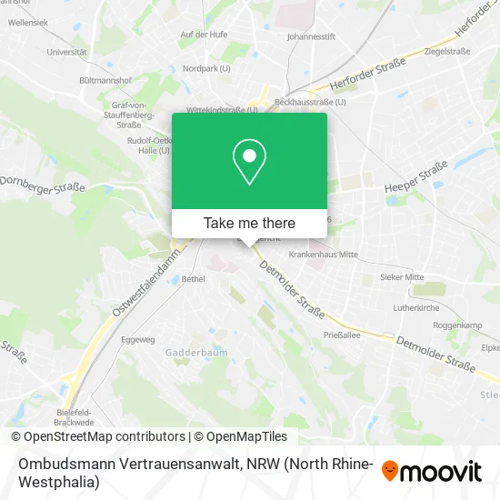 Карта Ombudsmann Vertrauensanwalt