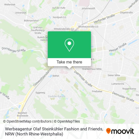 Werbeagentur Olaf Steinkühler Fashion and Friends map