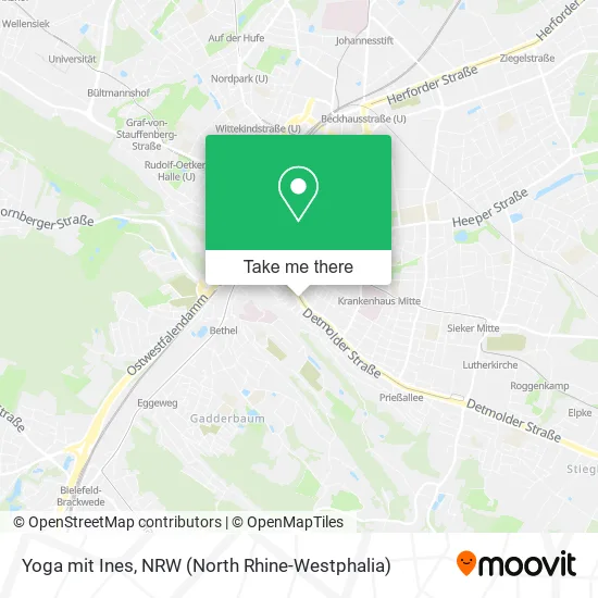 Карта Yoga mit Ines