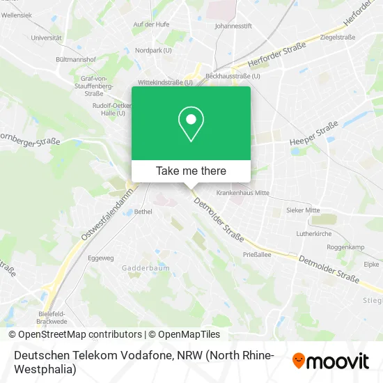 Карта Deutschen Telekom Vodafone