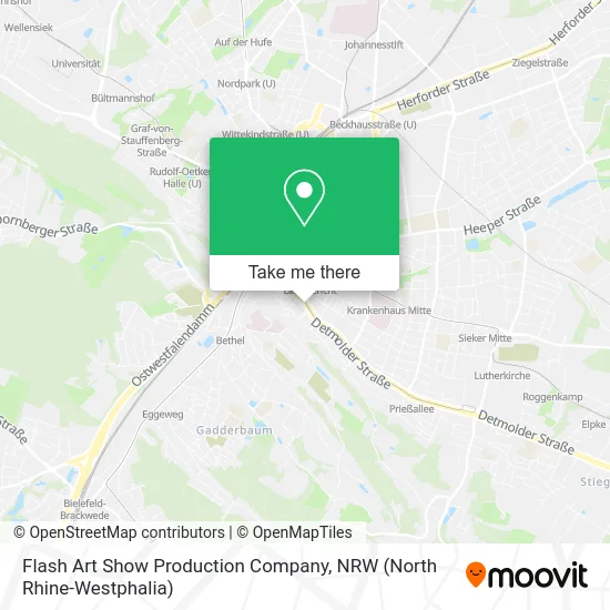 Flash Art Show Production Company map