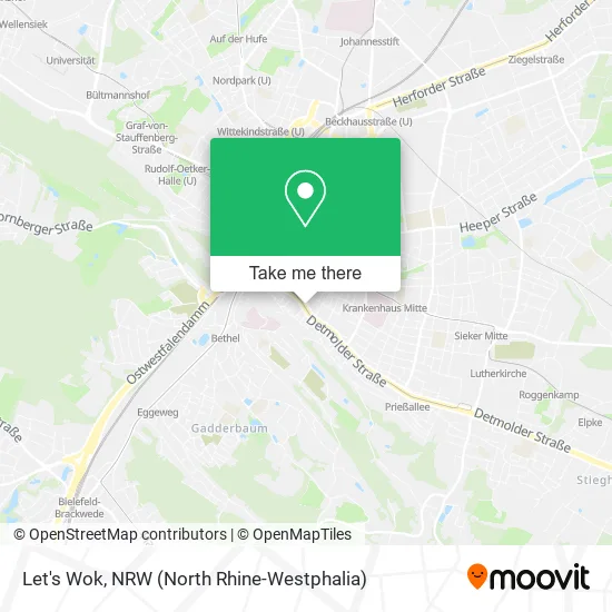 Карта Let's Wok