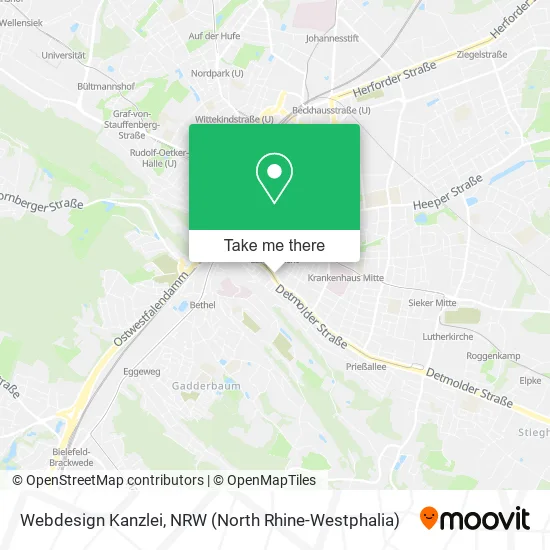 Карта Webdesign Kanzlei
