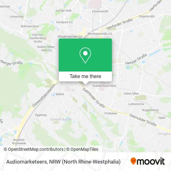 Карта Audiomarketeers