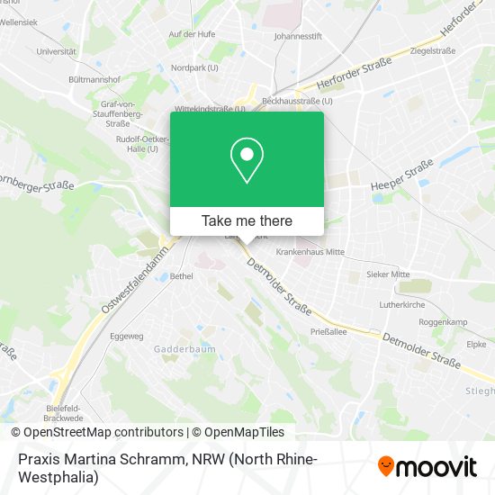 Praxis Martina Schramm map