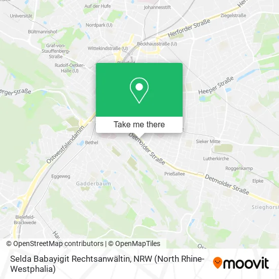 Карта Selda Babayigit Rechtsanwältin