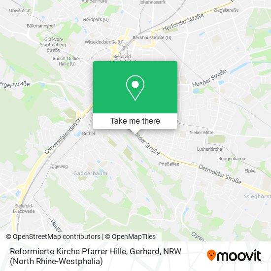 Reformierte Kirche Pfarrer Hille, Gerhard map