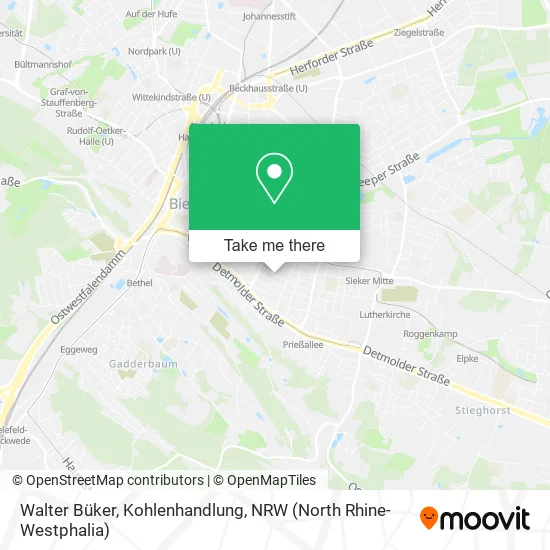 Карта Walter Büker, Kohlenhandlung