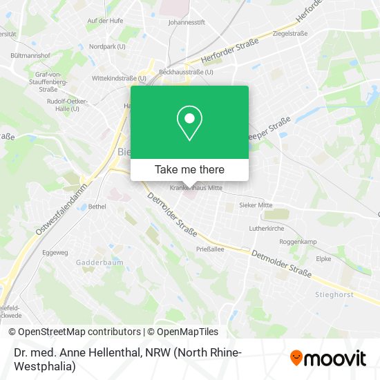 Dr. med. Anne Hellenthal map