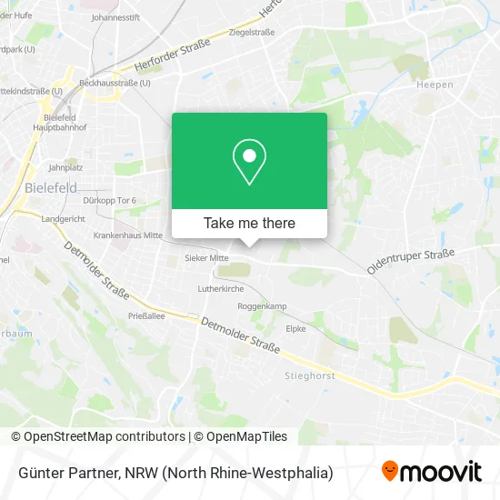 Карта Günter Partner