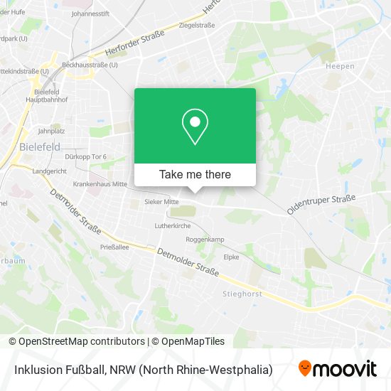 Inklusion Fußball map