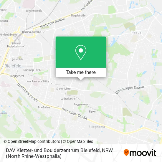 Карта DAV Kletter- und Boulderzentrum Bielefeld