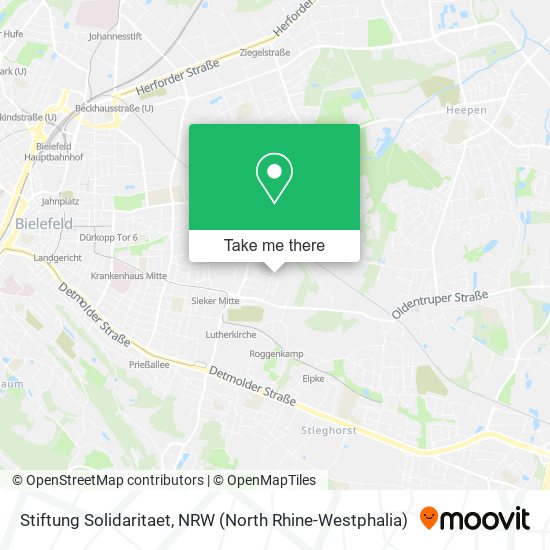 Stiftung Solidaritaet map