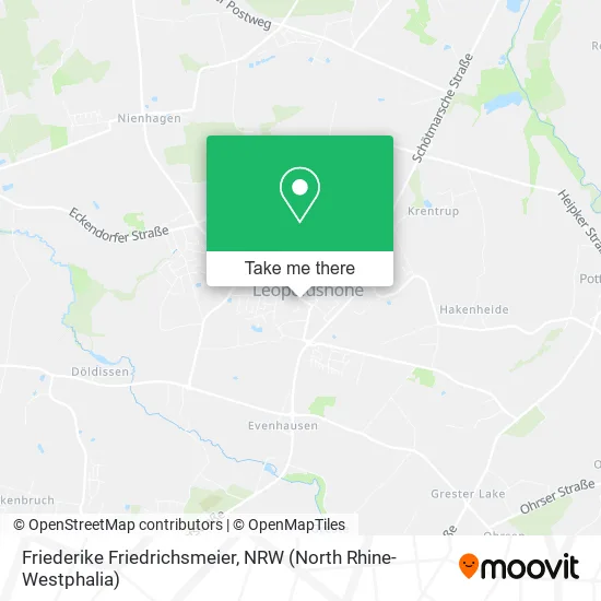 Friederike Friedrichsmeier map