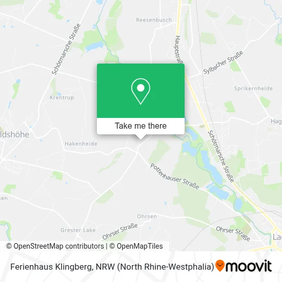 Ferienhaus Klingberg map