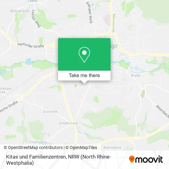 Карта Kitas und Familienzentren