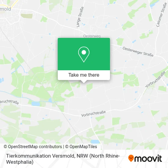 Tierkommunikation Versmold map