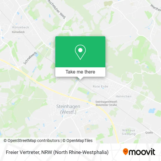 Карта Freier Vertreter
