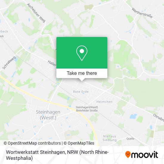 Wortwerkstatt Steinhagen map