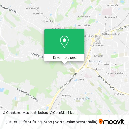 Quäker-Hilfe Stiftung map