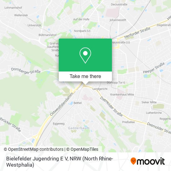 Bielefelder Jugendring E V map