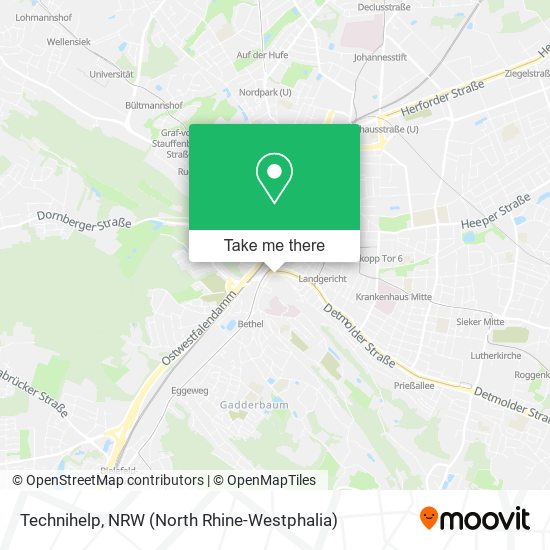 Technihelp map