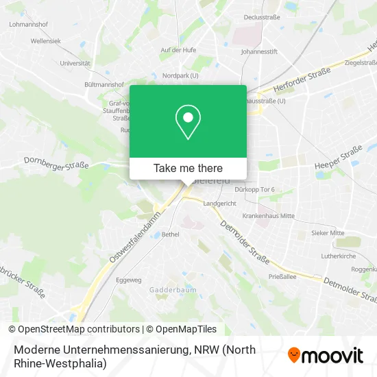 Карта Moderne Unternehmenssanierung