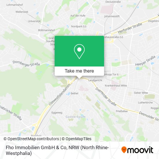 Fho Immobilien GmbH & Co map