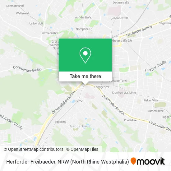 Карта Herforder Freibaeder
