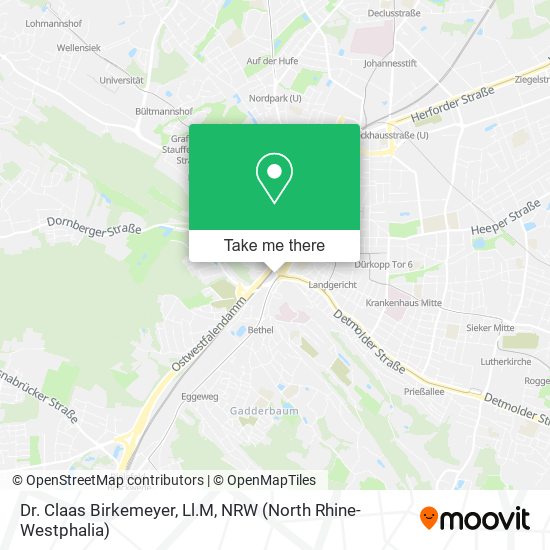 Dr. Claas Birkemeyer, Ll.M map