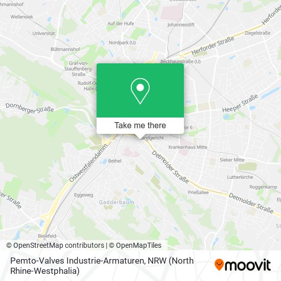 Pemto-Valves Industrie-Armaturen map