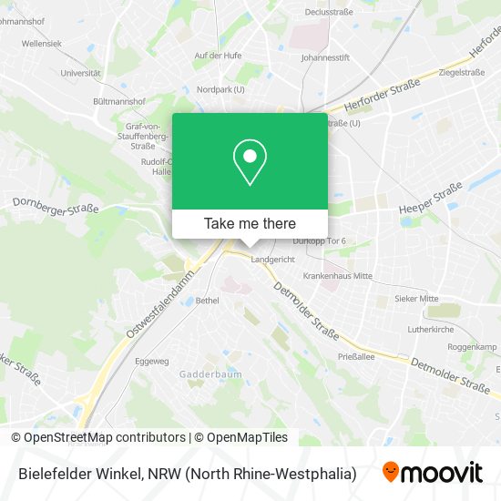 Bielefelder Winkel map