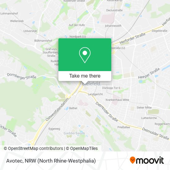 Avotec map