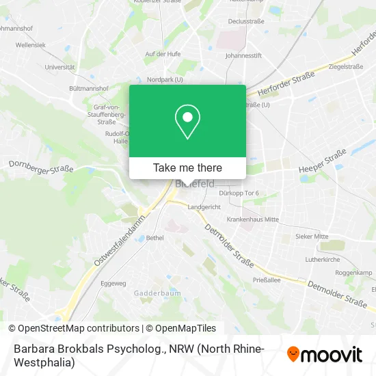 Карта Barbara Brokbals Psycholog.