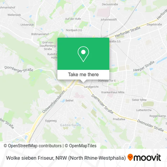 Wolke sieben Friseur map