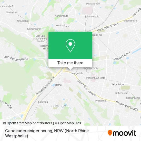 Карта Gebaeudereinigerinnung