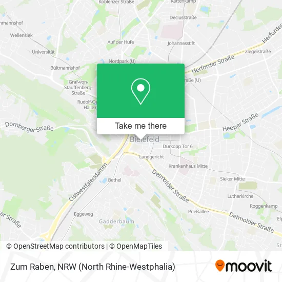 Карта Zum Raben