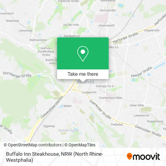 Карта Buffalo Inn Steakhouse